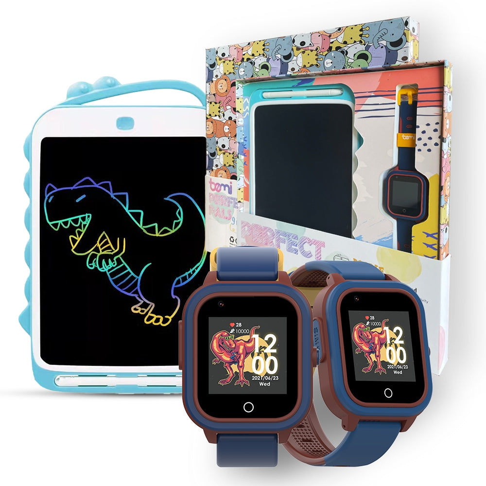 Smartwatch for children Bemi Links 4G/LTE GPS sensors temp disappearance blue
