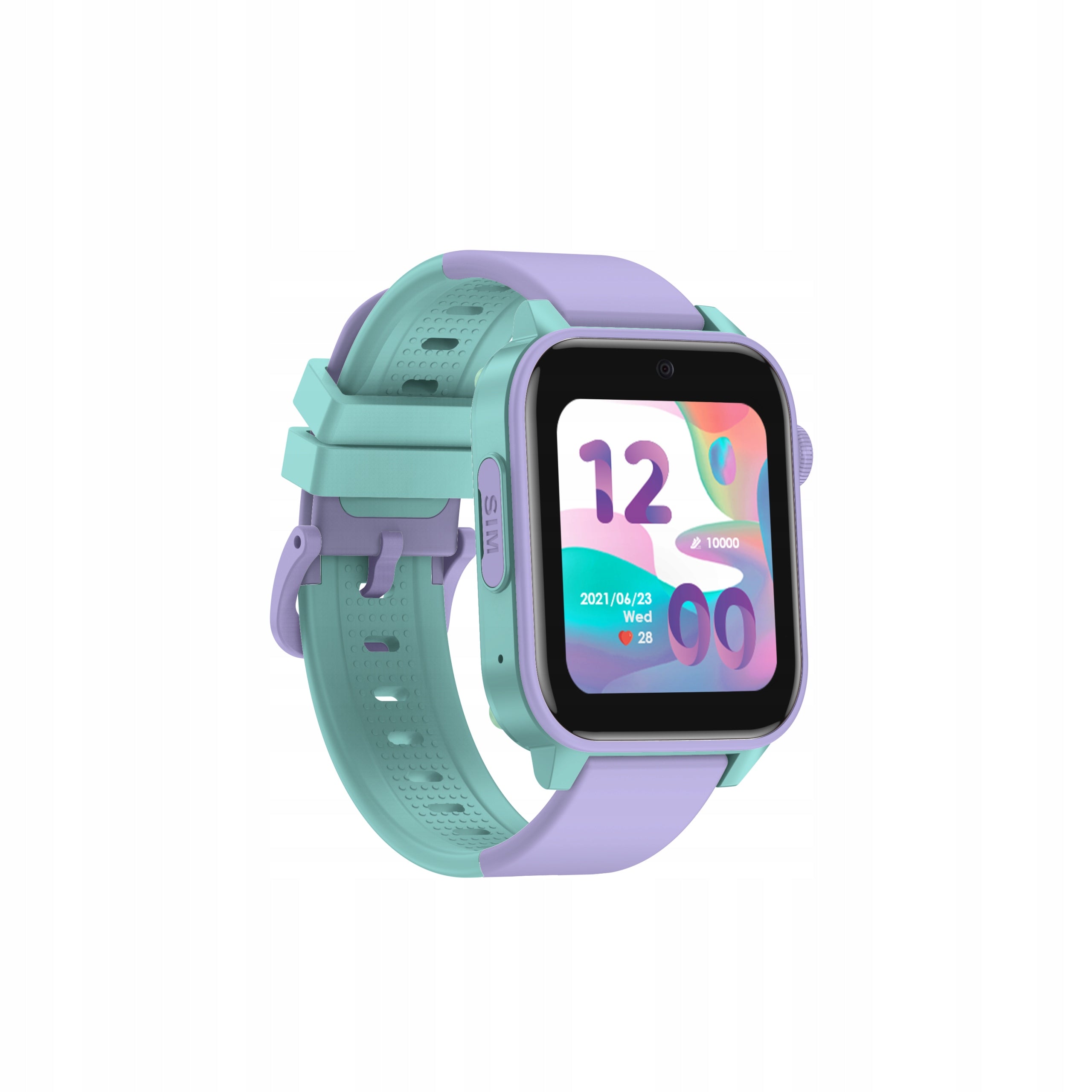 Smartwatch for children Bemi Links2 4G/LTE GPS sensors thermometer purple Manufacturer code BWLKI2VT