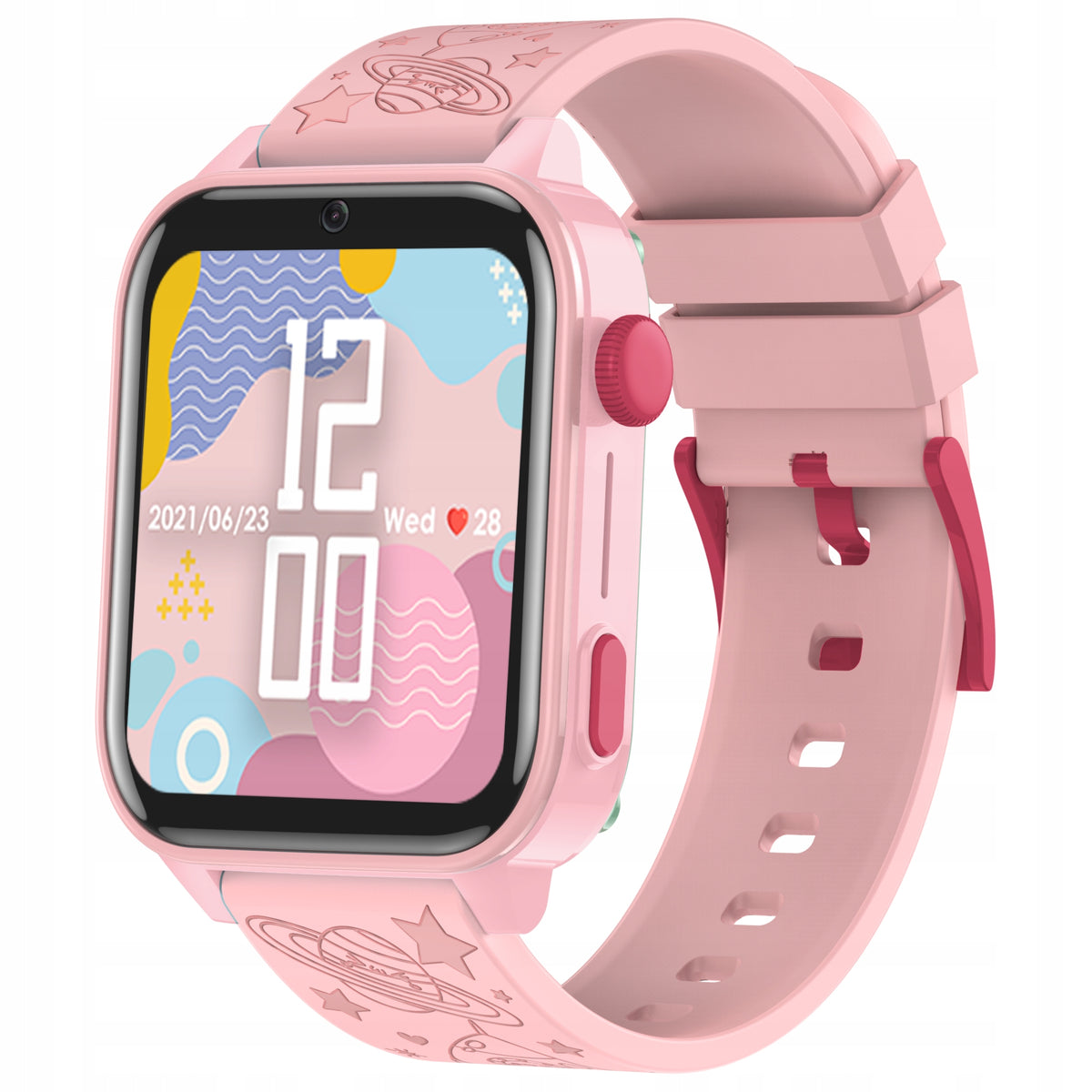 Smartwatch for children Bemi Play2 1.85 inch 4G LTE GPS LBS pink Packaging status original