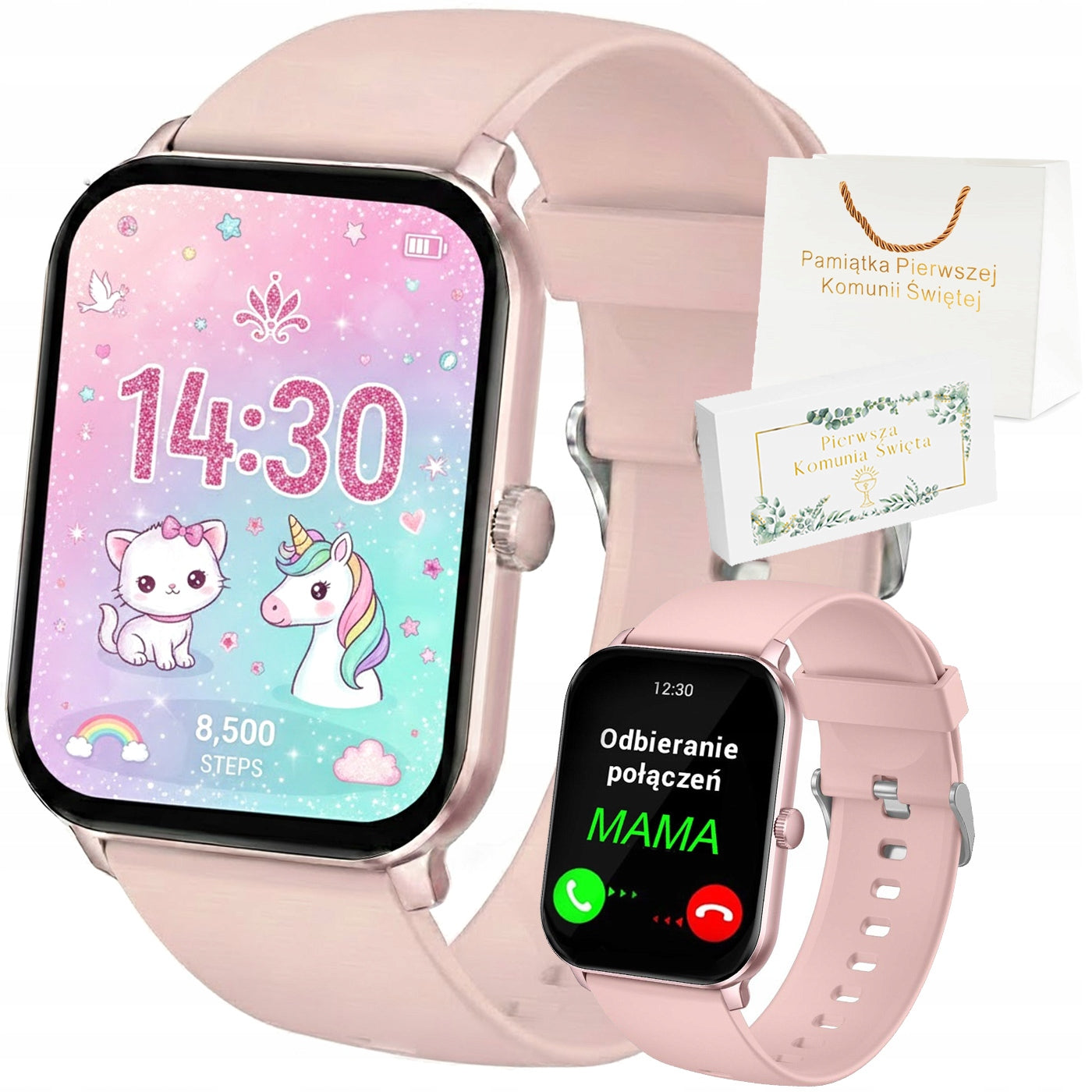 Smartwatch for children Gravity KO-T36-1 pink set COMMUNION gift