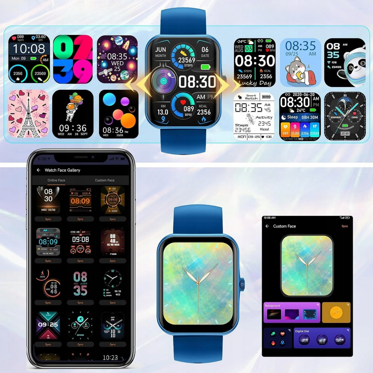 Smartwatch for children Watch GPS locator waterproof Touch black Brand no brand