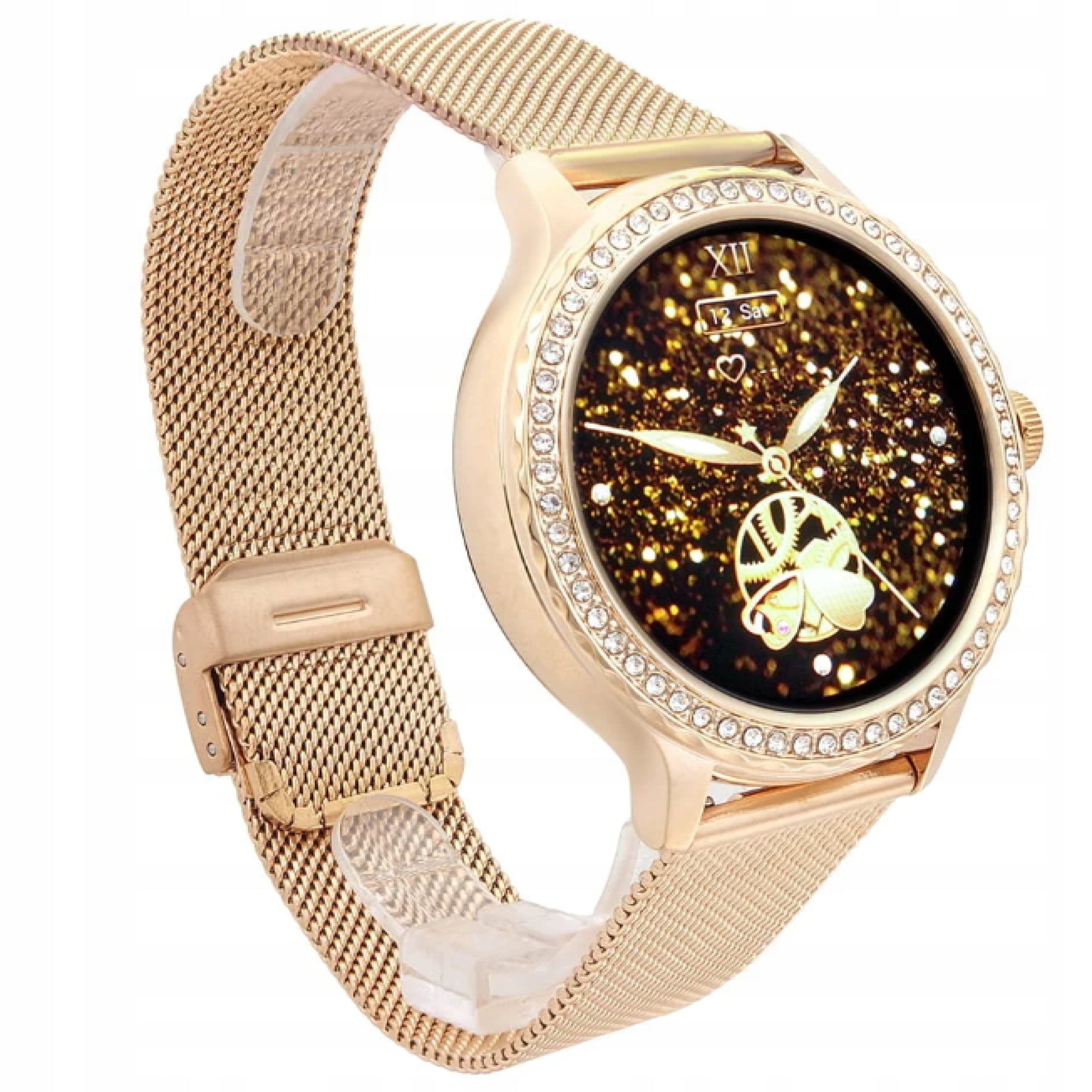 Smartwatch for girls with Polish menu and many functions + 2 straps
