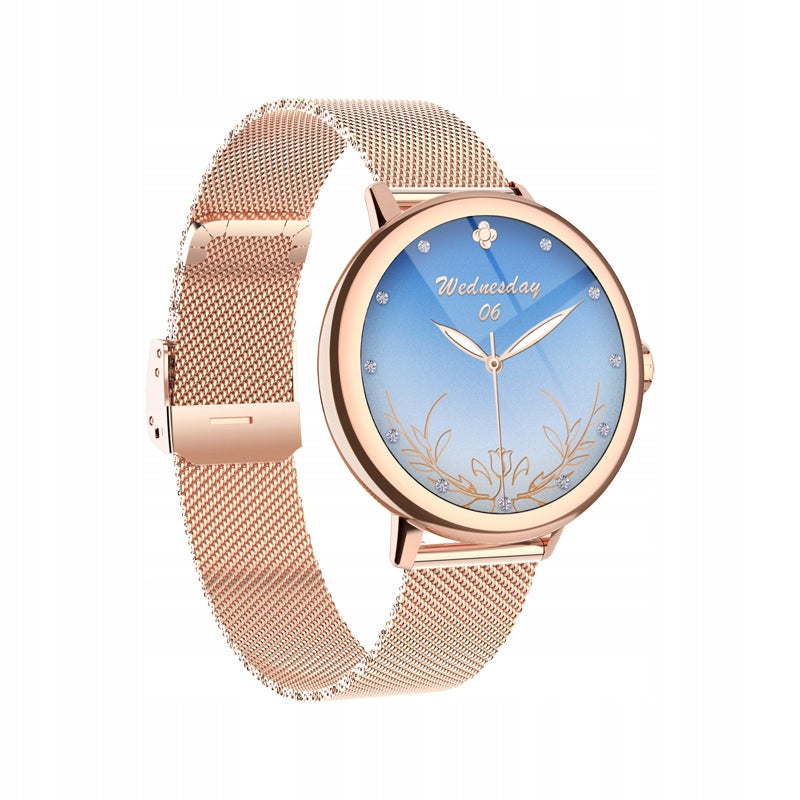 Smartwatch ladies small talk gold + sticker Packaging status original