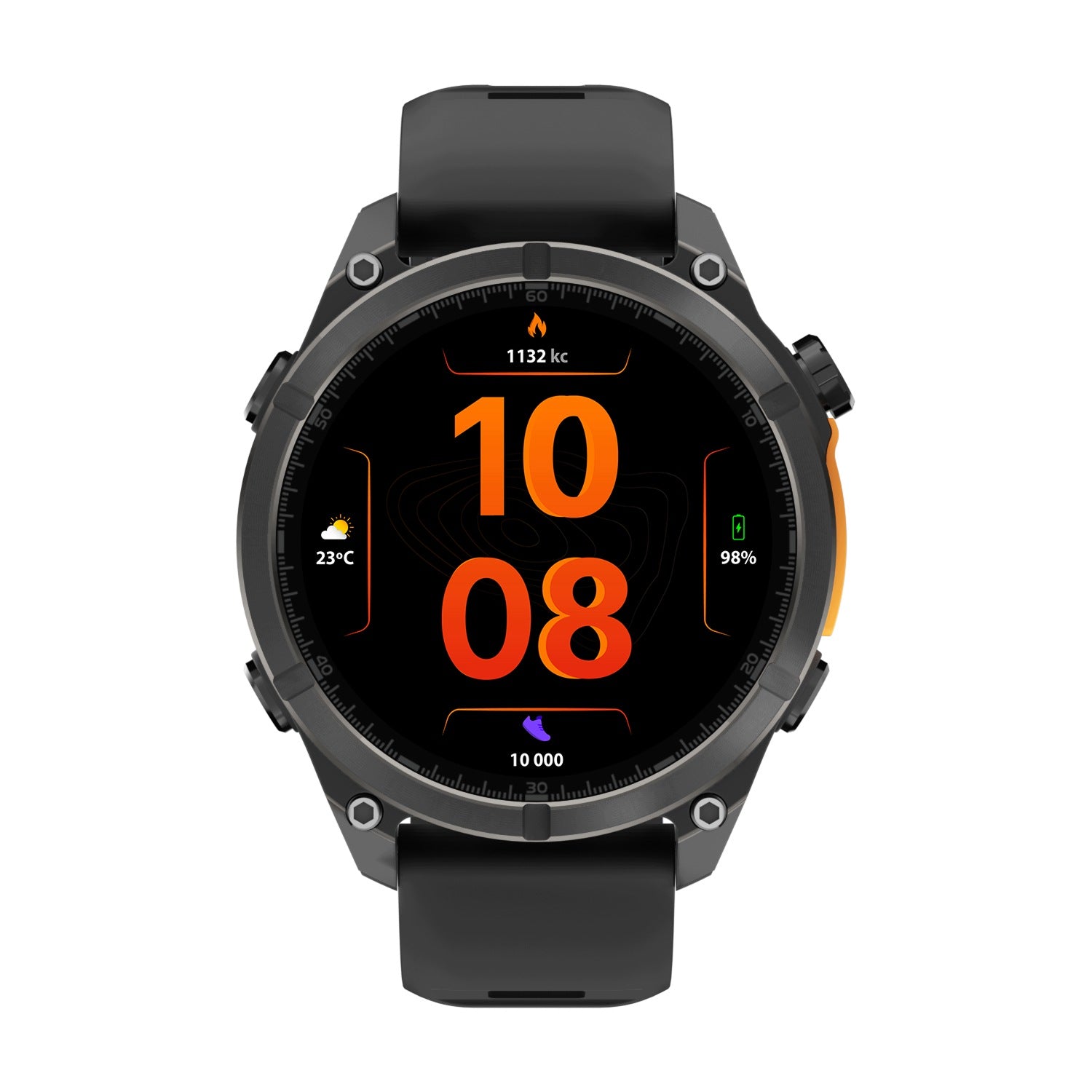 Smartwatch men's GPS sports AMOLED watch menu PL waterproof with flashlight Manufacturer code GSM275455