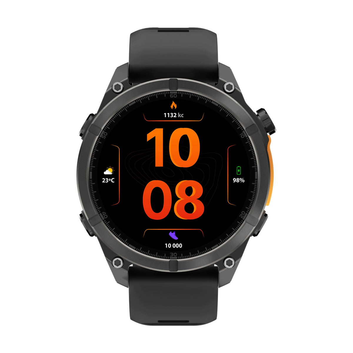 Smartwatch men's GPS sports AMOLED watch menu PL waterproof with flashlight Manufacturer code GSM275455
