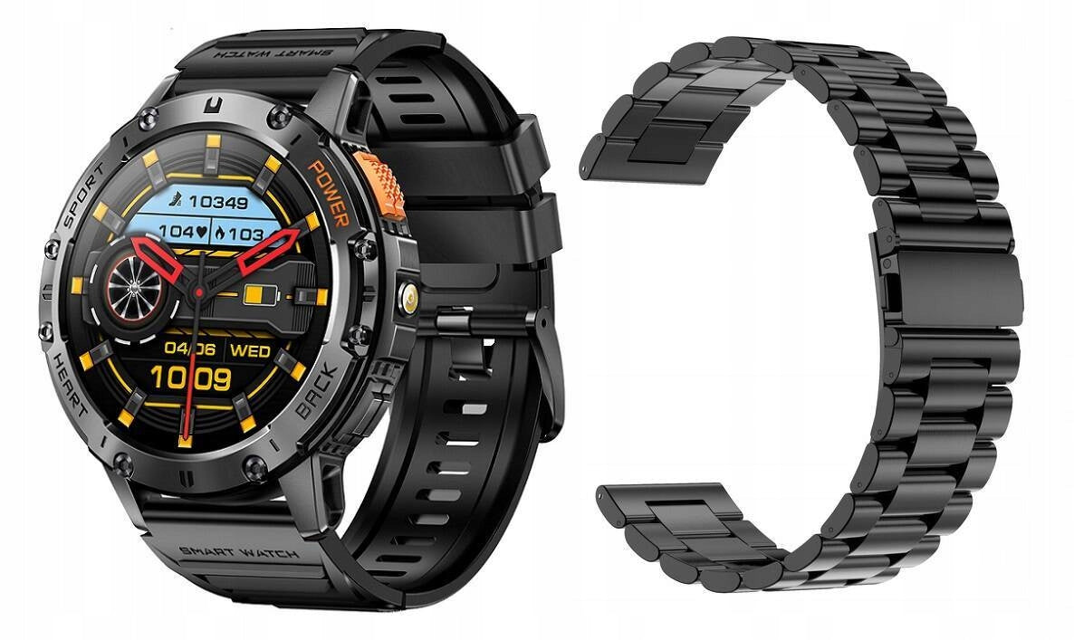 Smartwatch men's watch CONVERSATIONS MENU PL GlacierX Lunar strap and bracelet