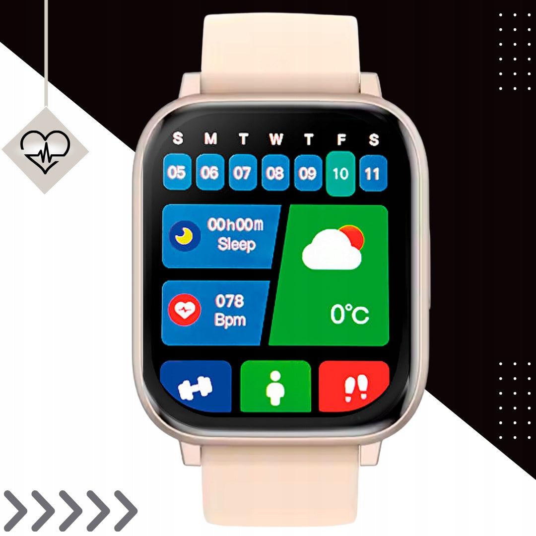 Smartwatch with Bluetooth Talks - Heart Rate Monitor, Sport, Polish Menu, Watch Packaging status original