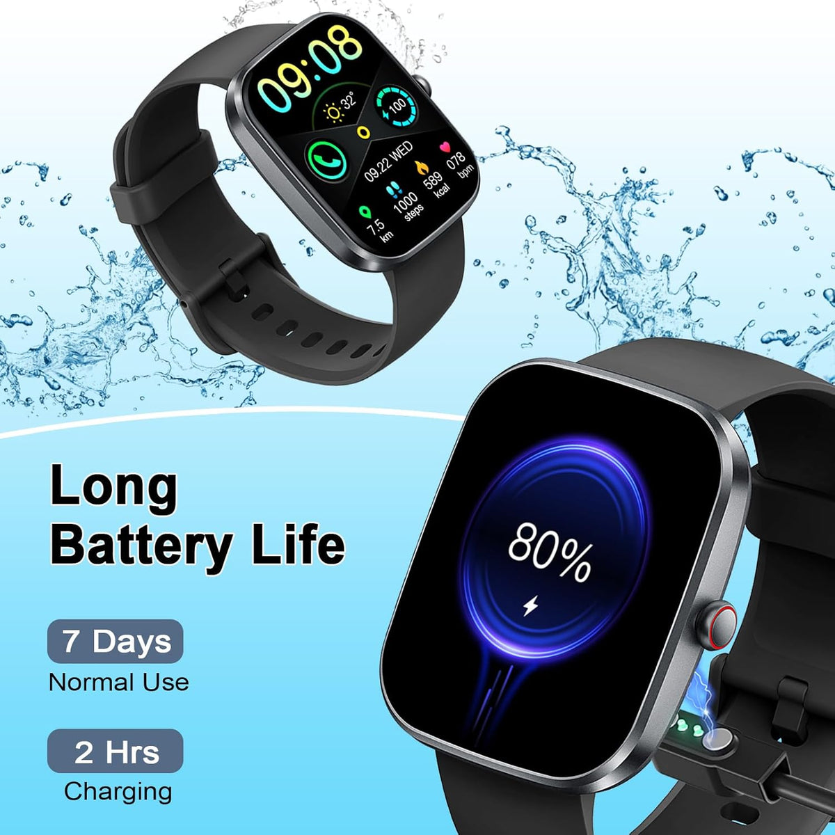 Smartwatch with Talk Function 1.91" Pulse Oximeter SpO2 IP68 Soudorv T70 Manufacturer code Zegarek Smartwatch z Rozmowami Bluetooth