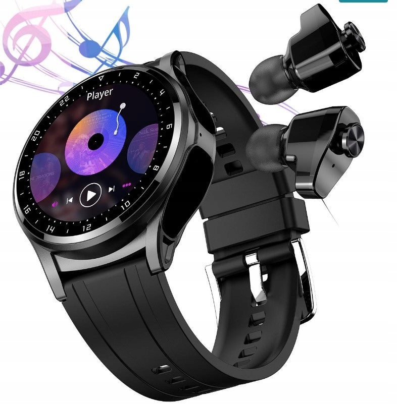 Smartwatch with built-in Bluetooth headphones, GT66 TWS waterproof EAN (GTIN) 701220449449