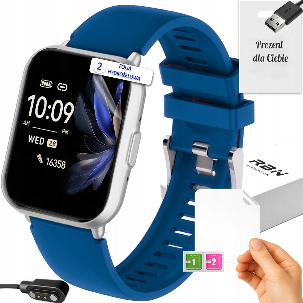 Smartwatch women's conversation notifications from phone pulse steps alarm menu PL