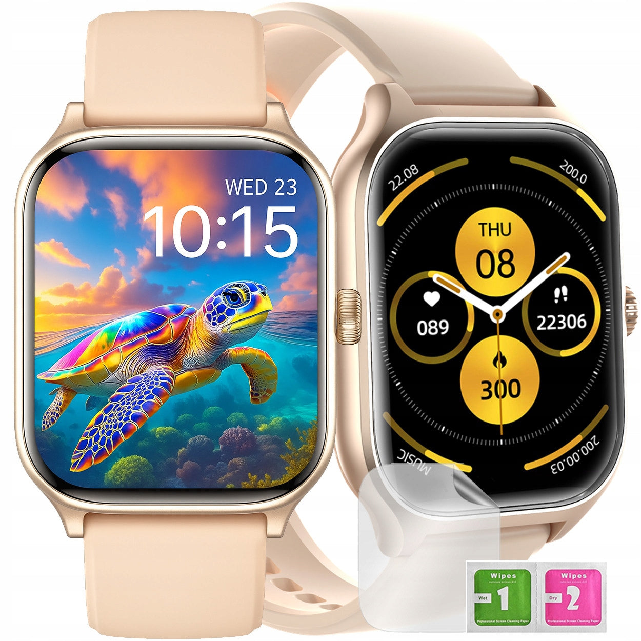 Smartwatch women's talk steps pulse health sports modes + Foil