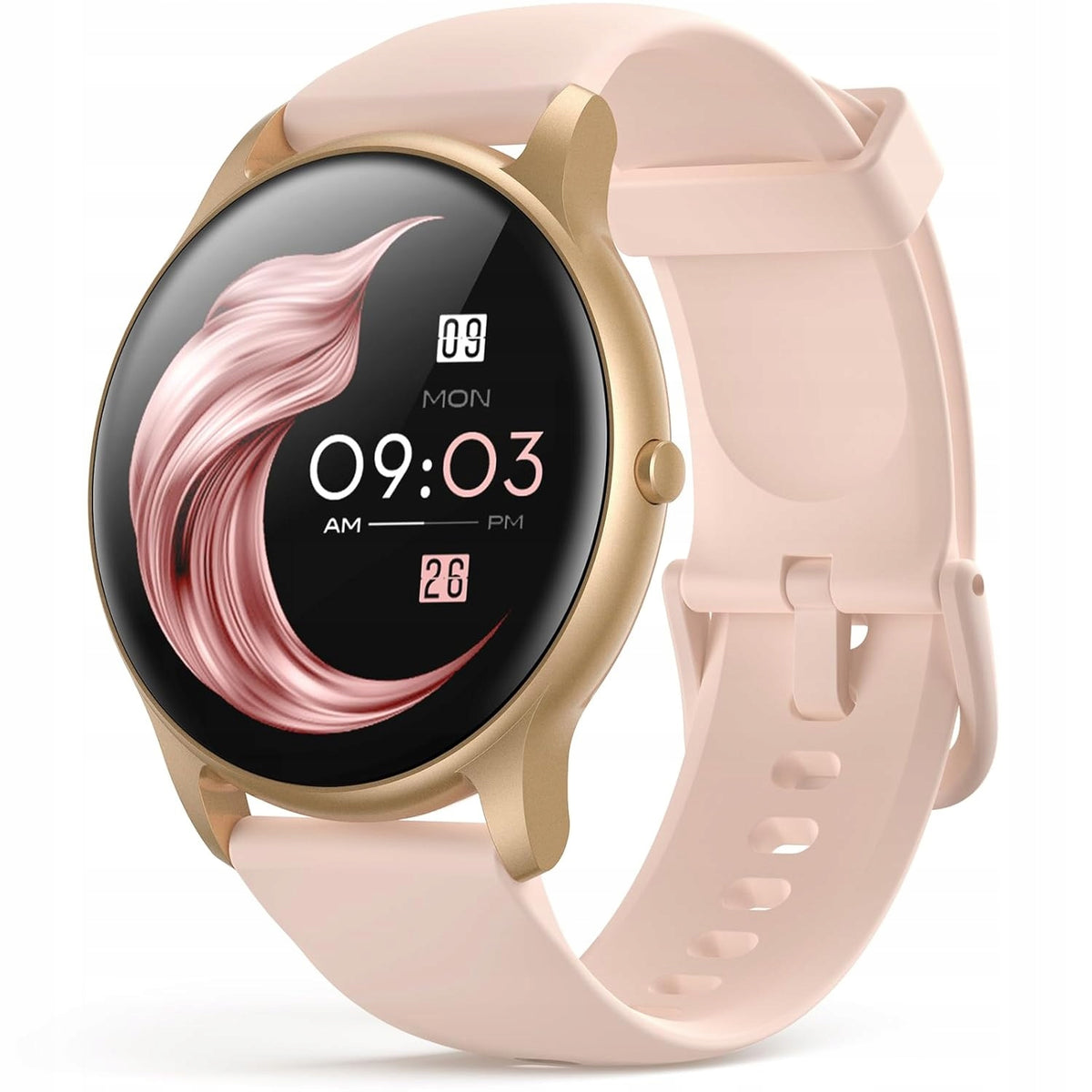 Smartwatch women's watch waterproof 5ATM sports rose gold 33mm