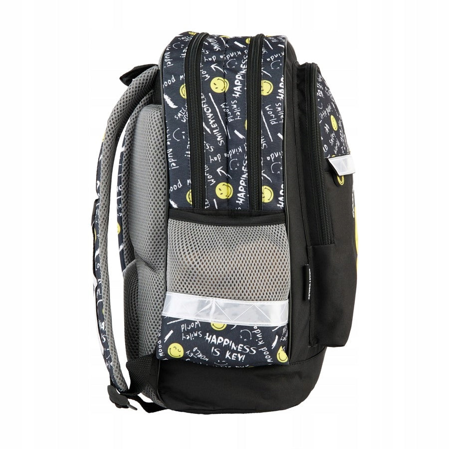 Smiley World Multi-Chamber School Backpack Paso Emotki Brand Paso