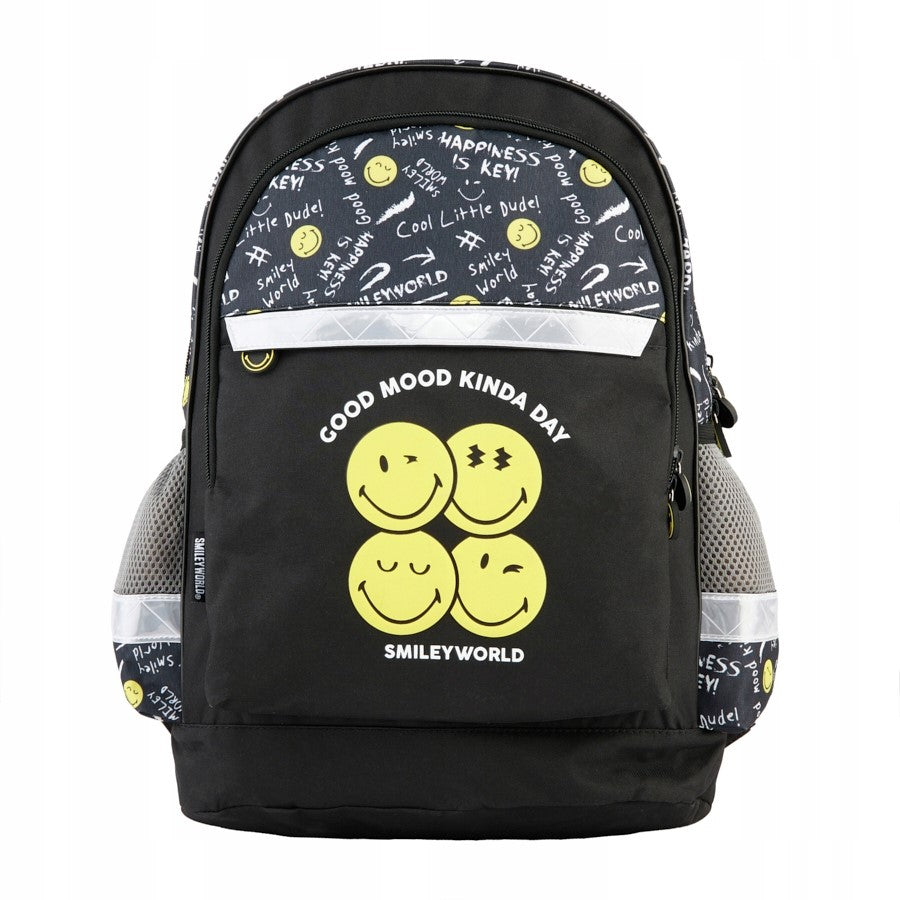 Smiley World Multi-Chamber School Backpack Paso Emotki