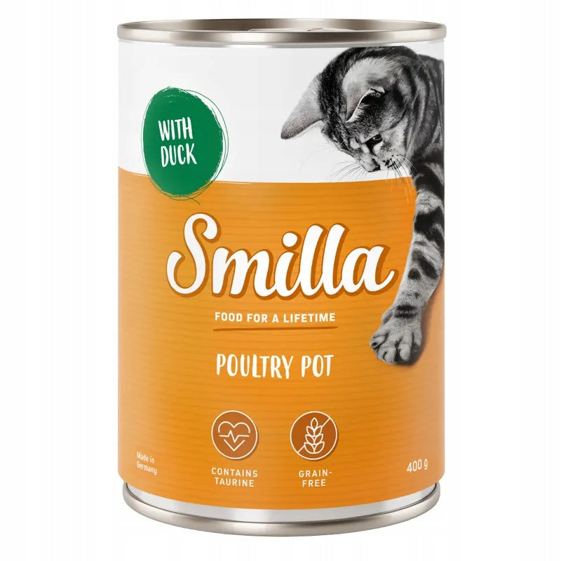 Smilla Poultry Chicken SET 1 MIX OF POULTRY FLAVORS 6x 400g Packaging status original
