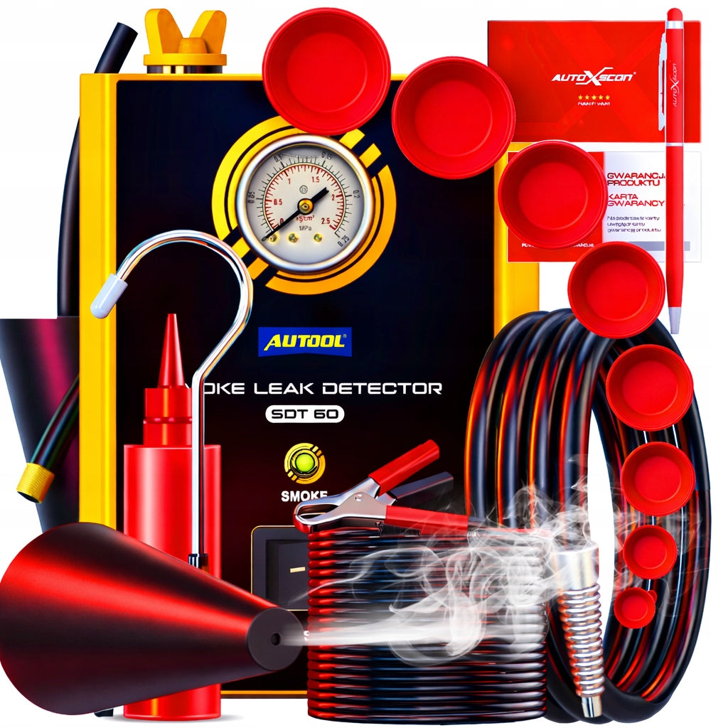 Smoke blower AUTOOL SDT60 for leak diagnostics + 8pcs FREEBIE