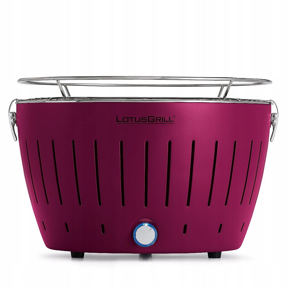 Smokeless Charcoal Grill LotusGrill Classic Garden Plus Bag Color Fuchsia Manufacturer code G-LI-34P