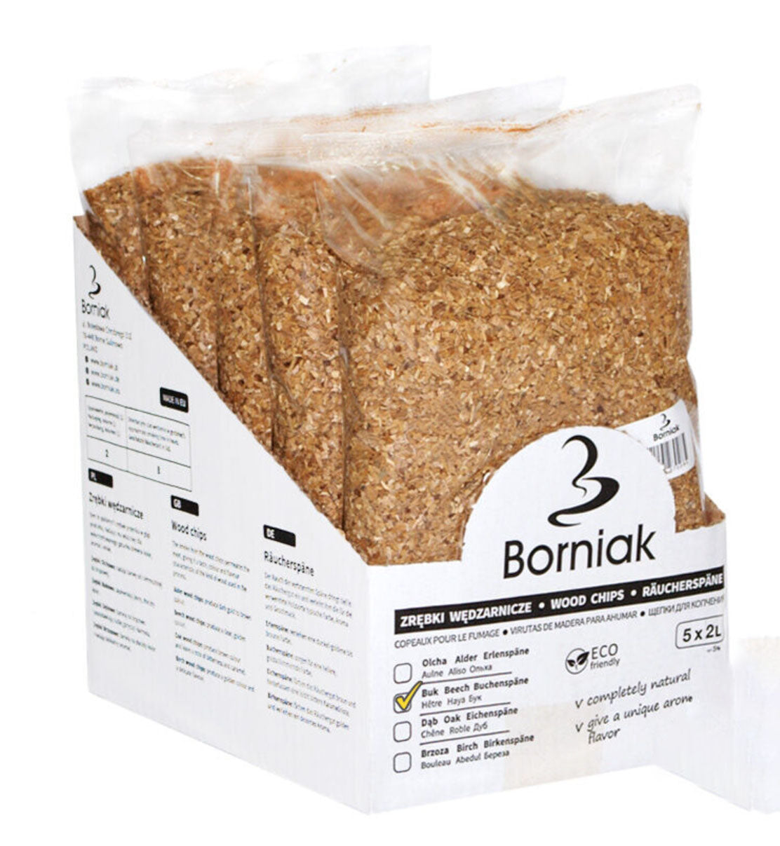 Smoking chips Borniak 10 L for smoking BUK