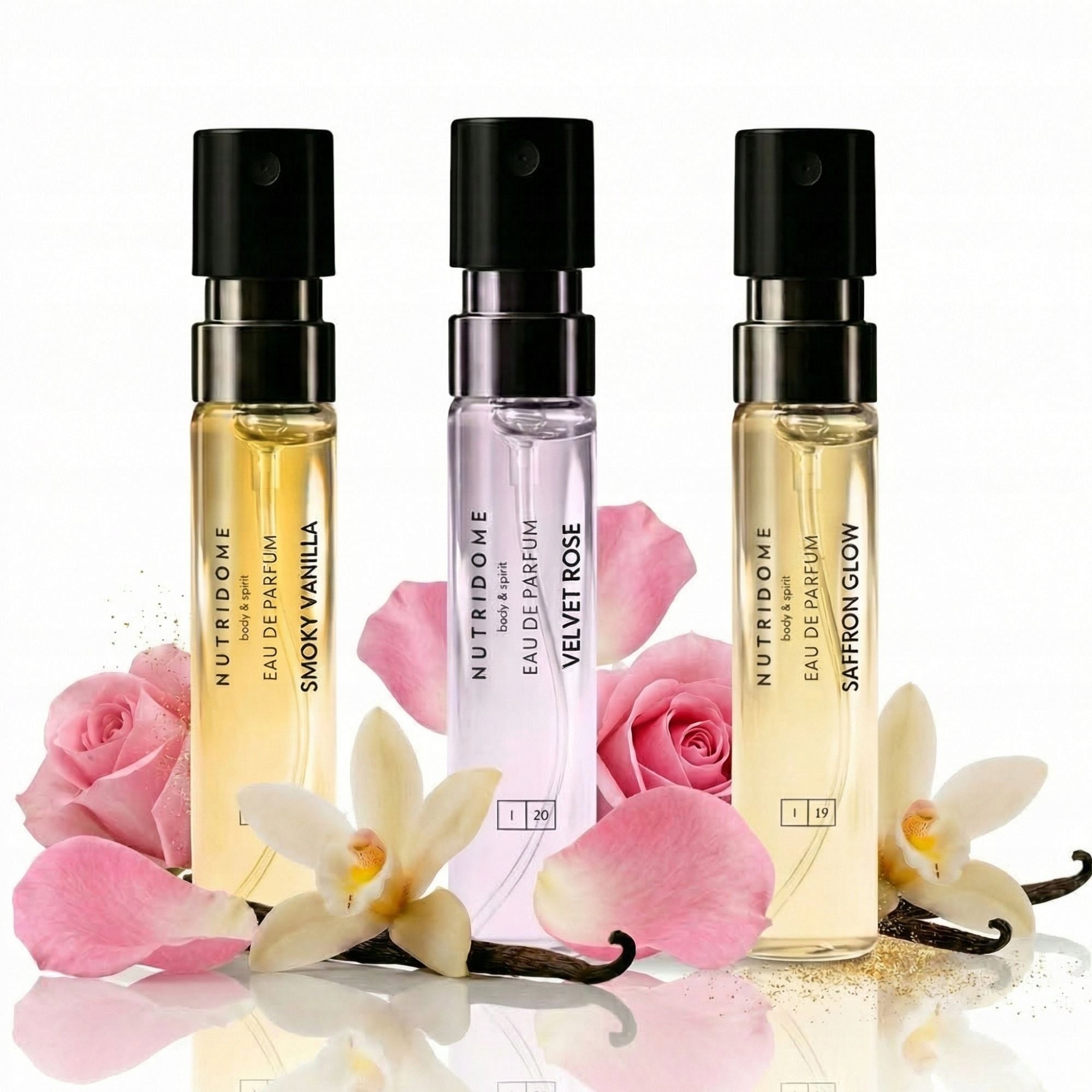 Smoky Vanilla Eau de Parfum 2ml Nutridome long lasting vanilla perfume toffee Manufacturer code Perfumy SMOKY VANILLA Nutridome 2 ml unisex