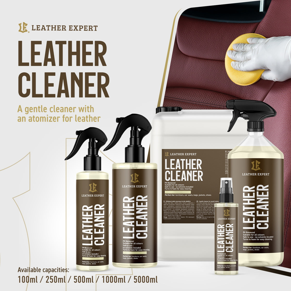 Smooth leather cleaner Leather Cleaner 100 ml Leather Expert Manufacturer Leather Expert