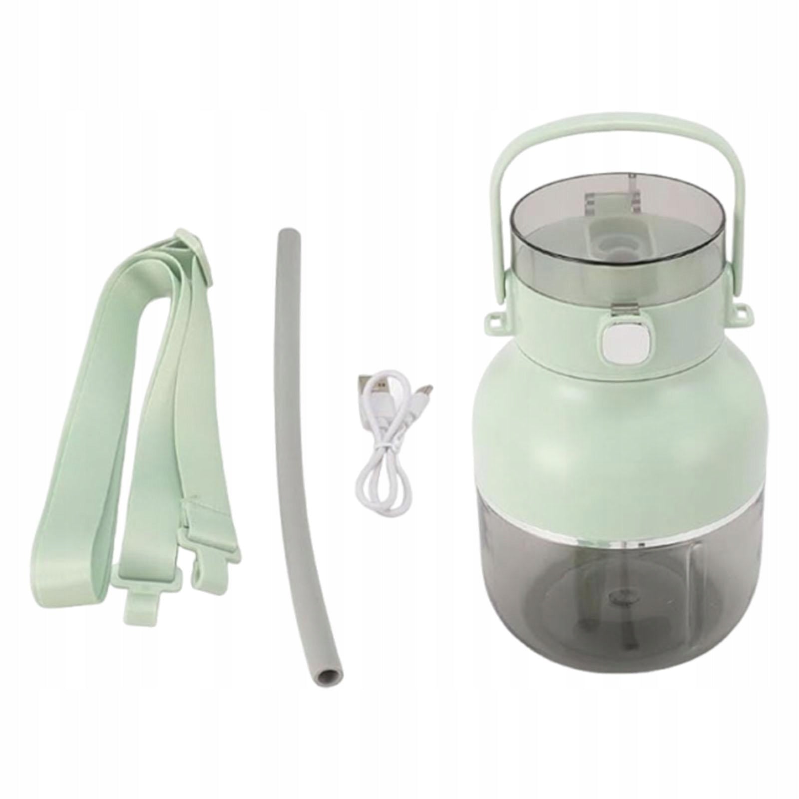 Smoothie Blender 500ml Personal Mixer with Carry Strap for Sports Green Brand no brand