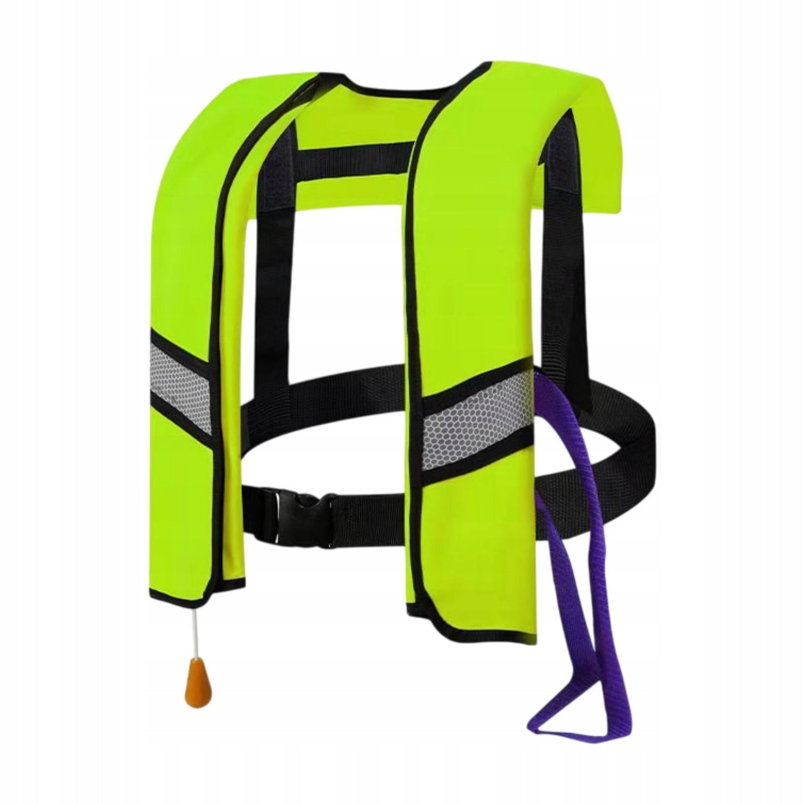 Snorkel Vest Practical Adjustable Jacket Automatic Inflatable Comfort Green