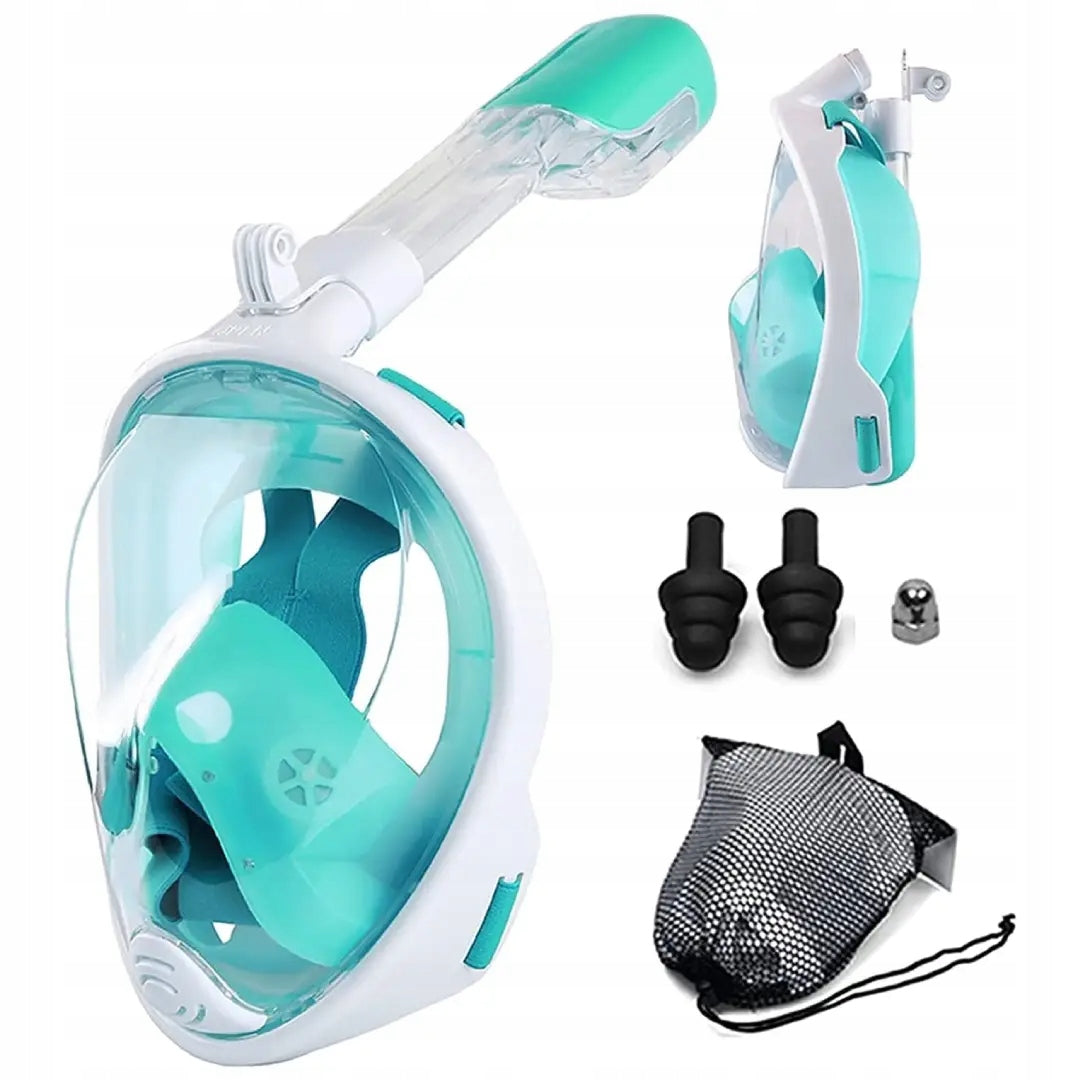 Snorkeling Mask Full Face Diving Mask S/M Blue
