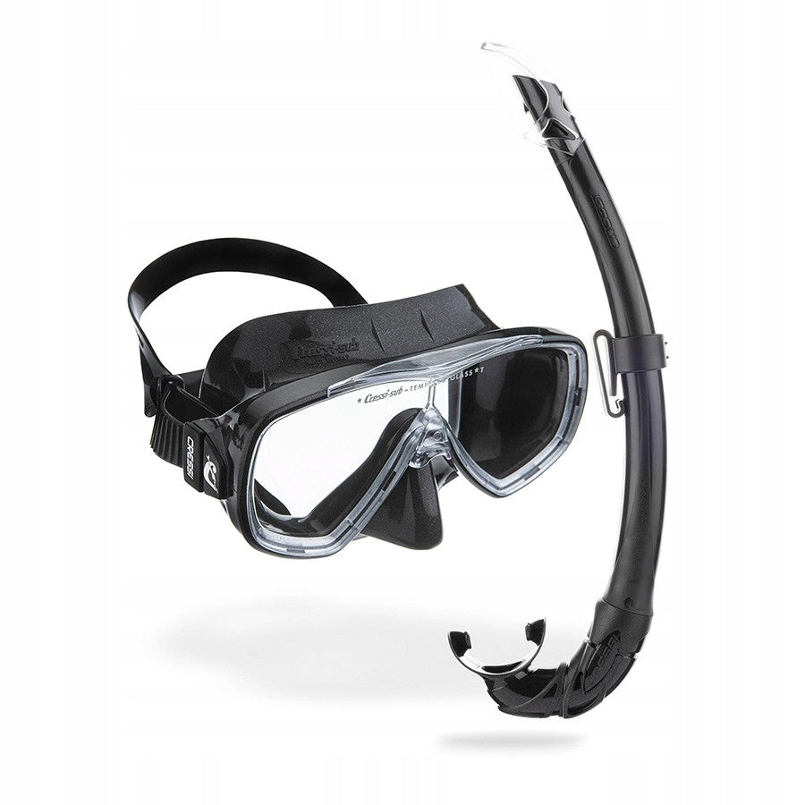 Snorkeling set mask + snorkel Cressi Onda & Mexico black