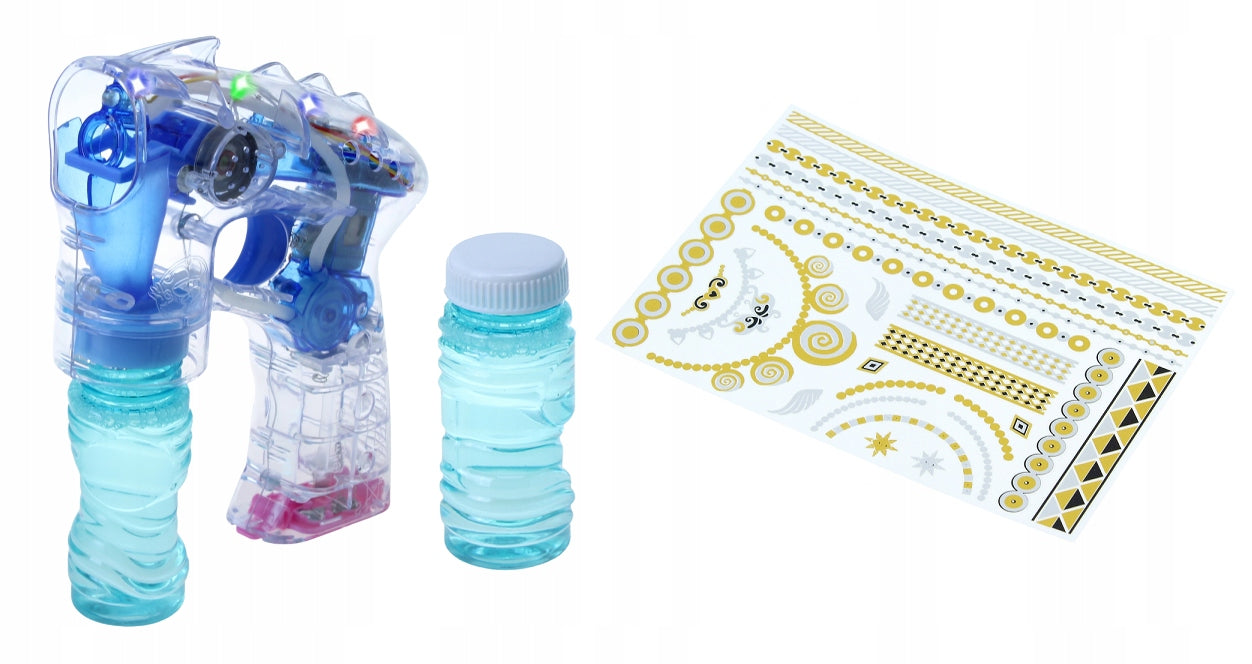 Soap Bubble Gun Automatic LED Bubble Machine