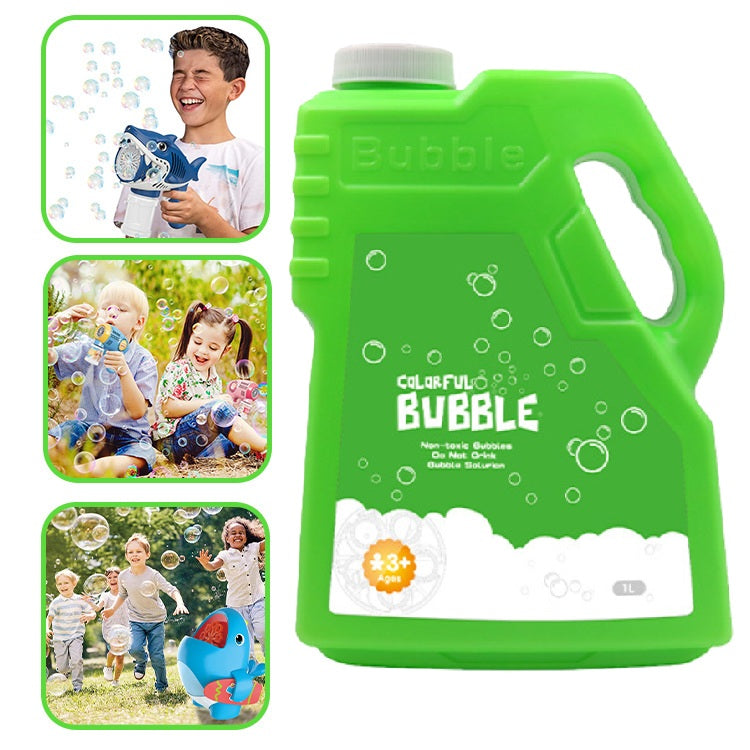 Soap Bubble Liquid 1L Supplement Soap Bubble Concentrate Mega Bubbles Color green