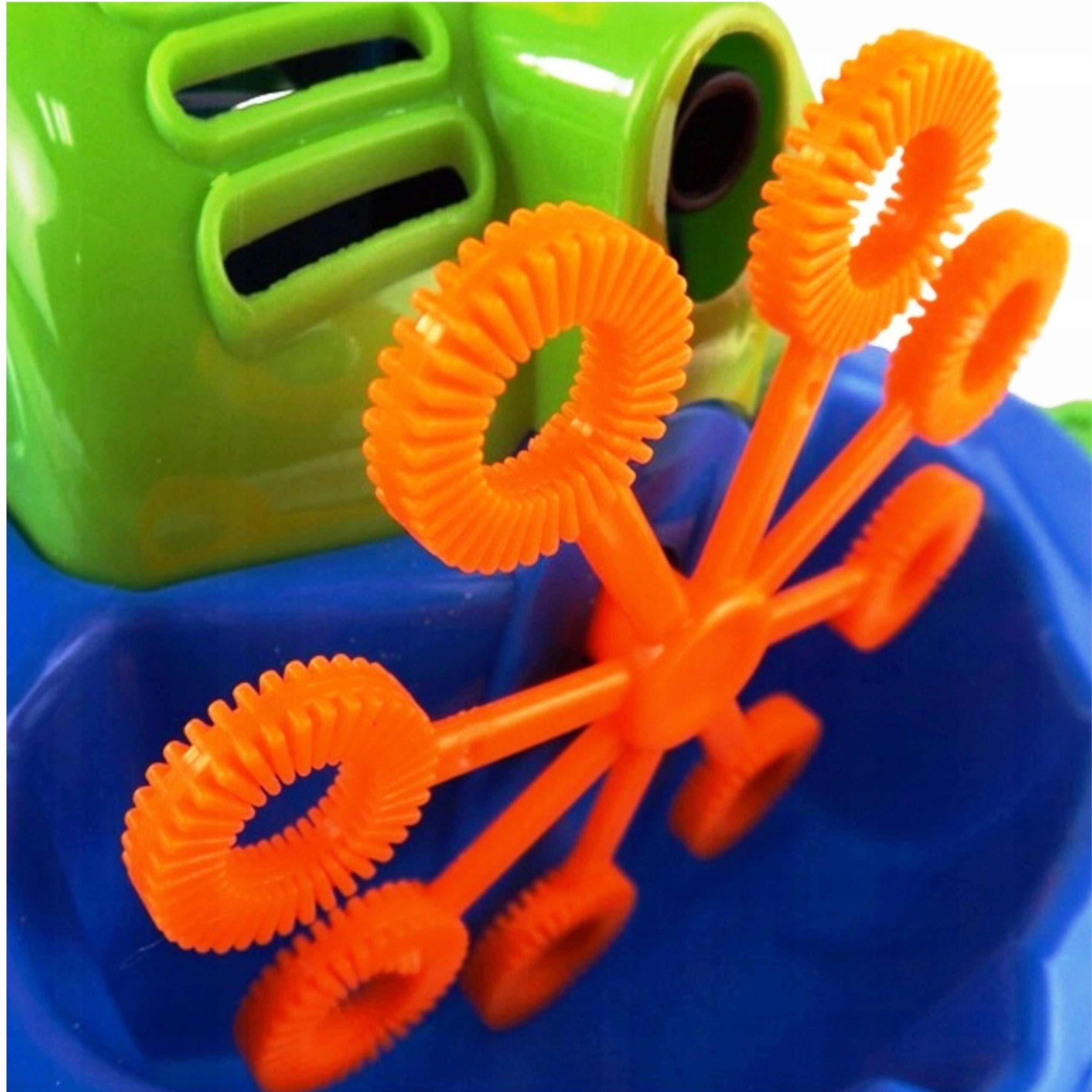 Soap Bubble Mower Pusher with Sound and Liquid Packaging status original