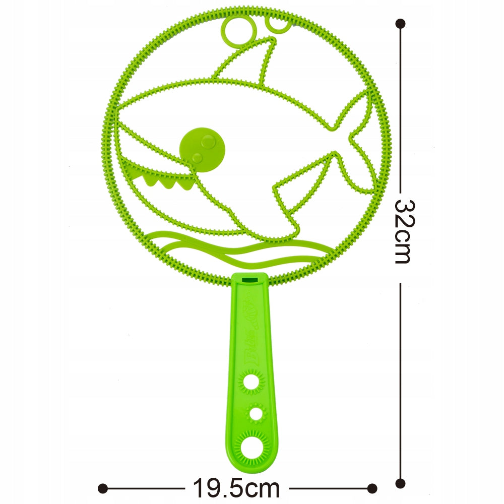 Soap Bubble Wand Set with Liquid Sticks Hoops Animal Designs Kind set