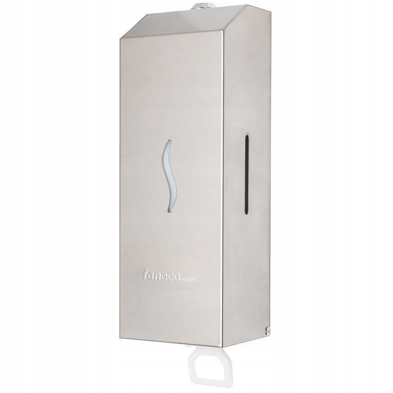 Soap and disinfection dispenser Faneco HIT 1 l, matt stainless steel