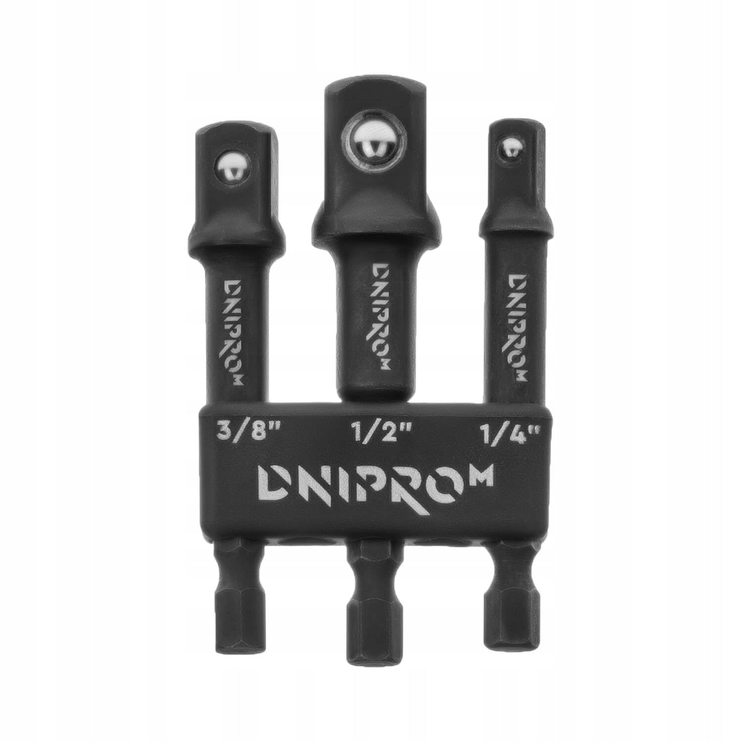 Socket adapter setеk Dnipro-M 1/4", 3/8", 1/2" 3 pcs.