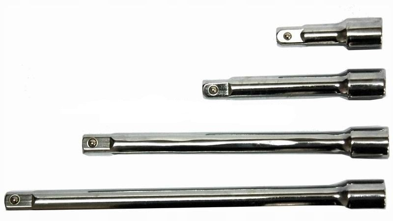 Socket extension Falon-Tech 1/2" stainless steel set of 4 pcs.