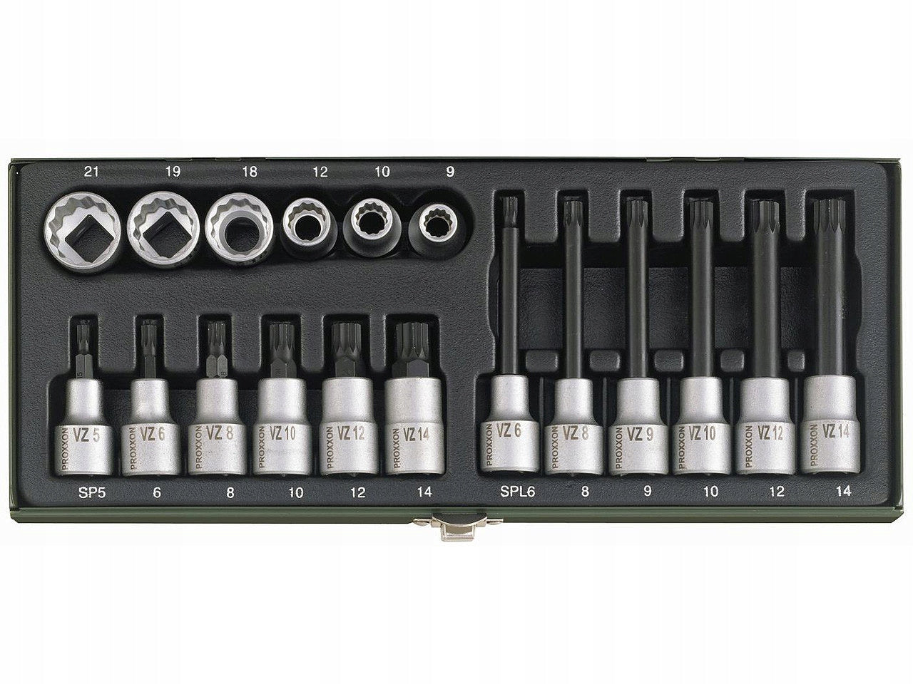 Socket set 1/2'' Proxxon Industrial 18 pcs. Brand Proxxon