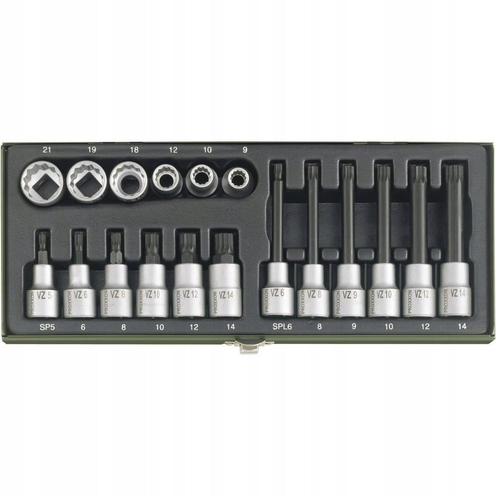 Socket set 1/2'' Proxxon Industrial 18 pcs.