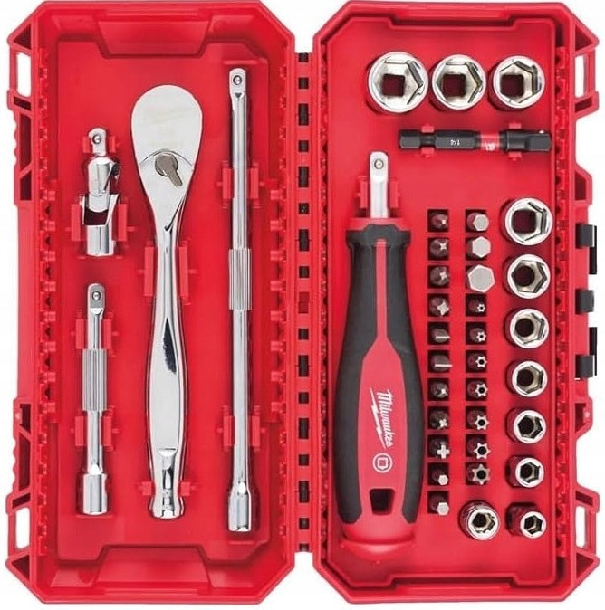Socket set Milwaukee 1/4 ratchet bits 38 el 4932498381 Milwaukee