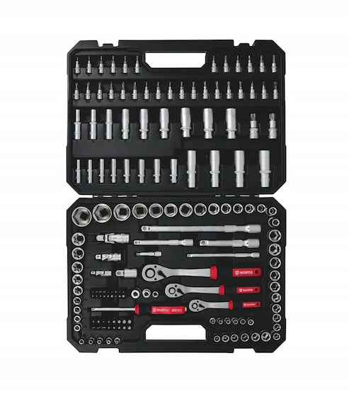 Socket wrench set 1/4", 3/8"/, 1/2" WURTH 5763100154