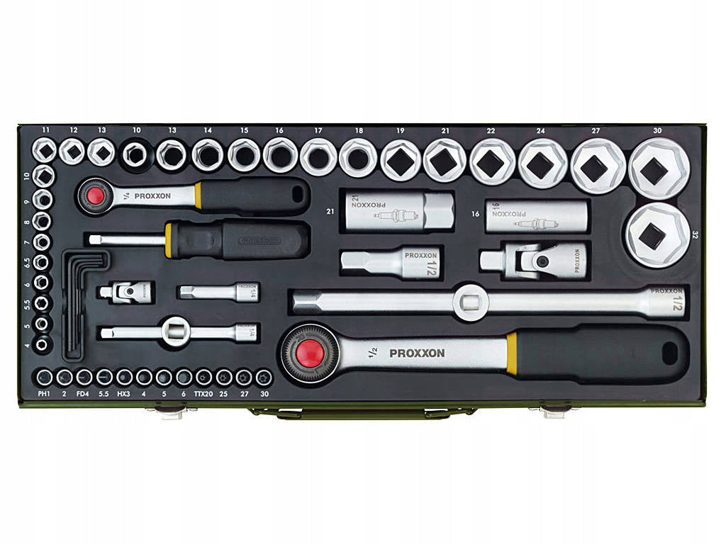 Socket wrench set Proxxon PR23040 ratchet cap case Brand Proxxon