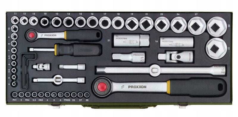 Socket wrench set Proxxon PR23040 ratchet cap case Manufacturer code PR23040