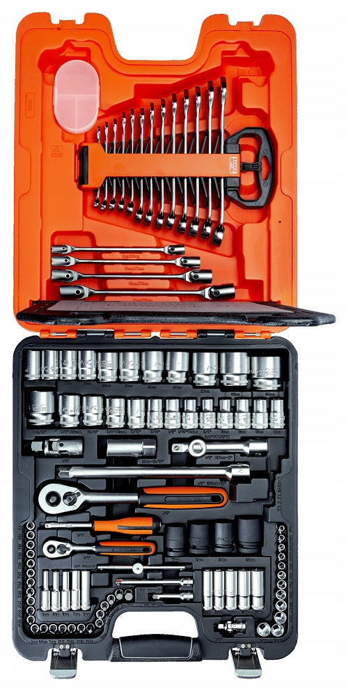 Socket wrench set socket wrenches 1/2 BAHCO S106 106 pieces