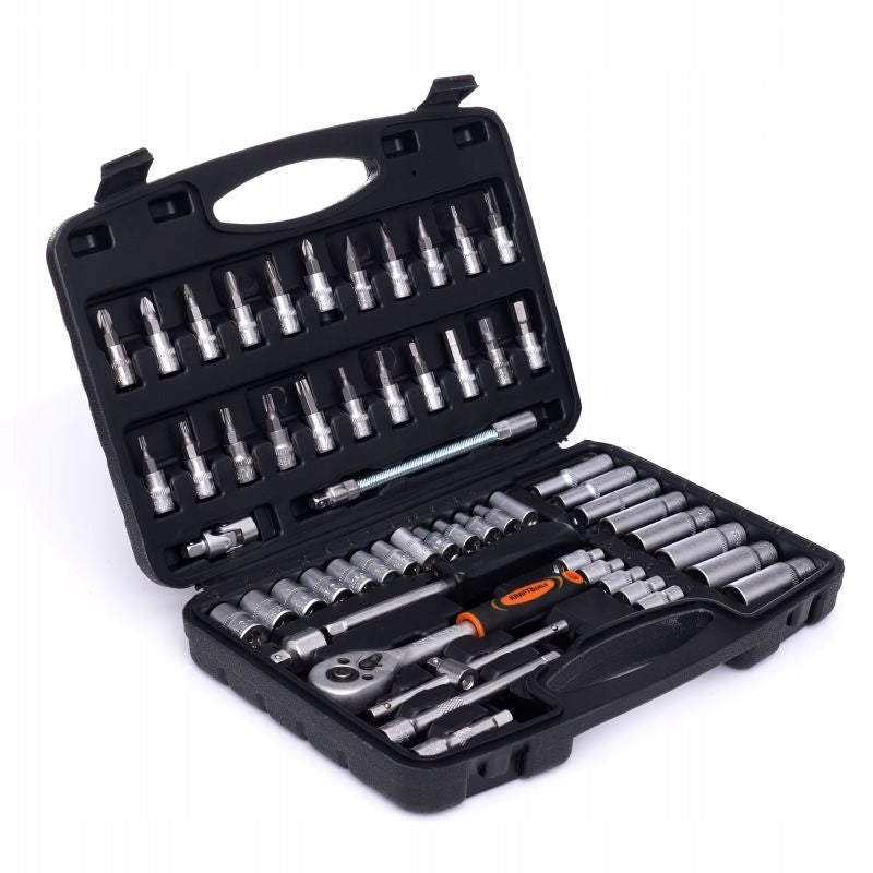 Socket wrenches 1/4 set 56el suitcase KD10834 Brand Kraft&Dele