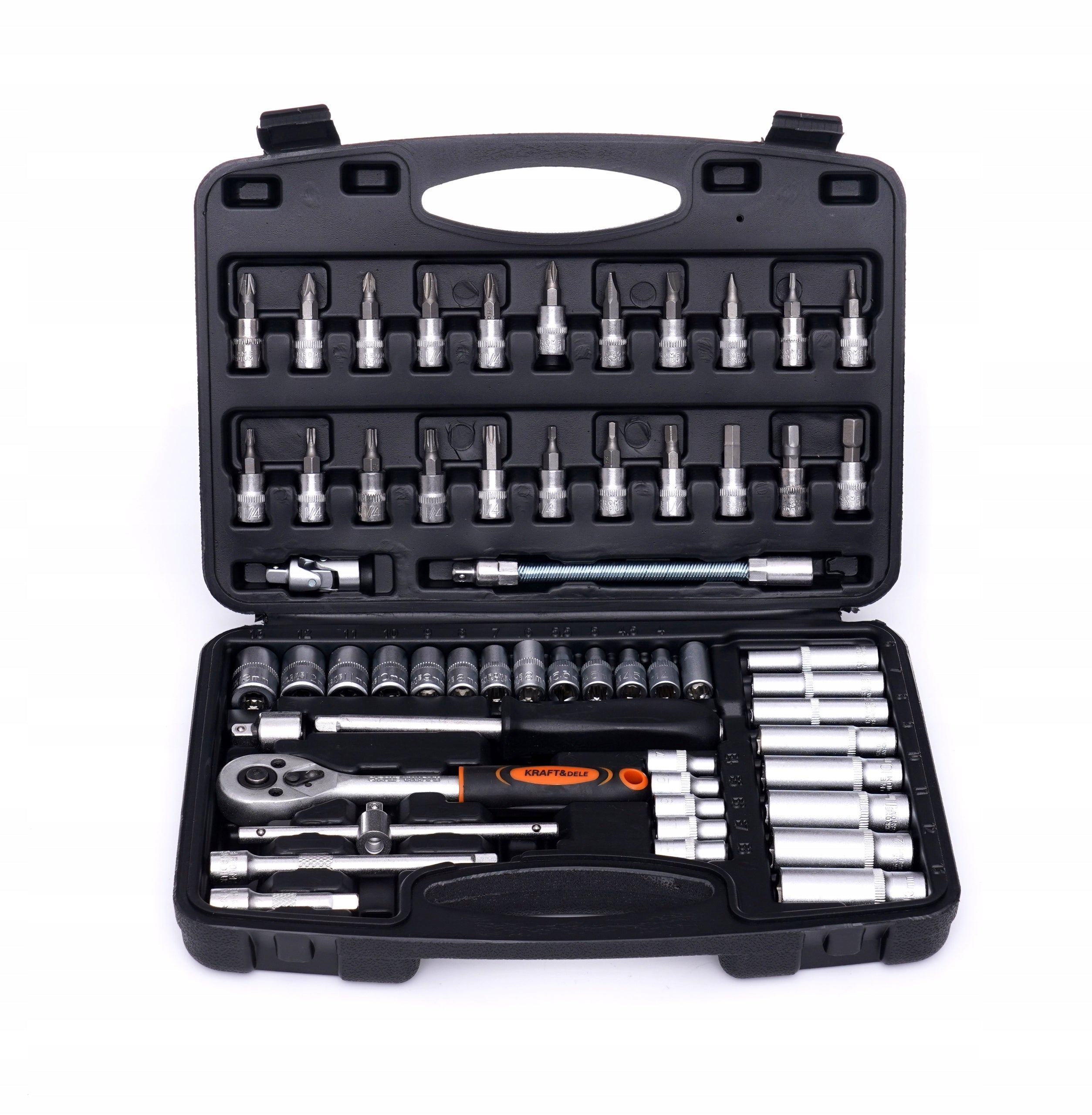Socket wrenches 1/4 set 56el suitcase KD10834