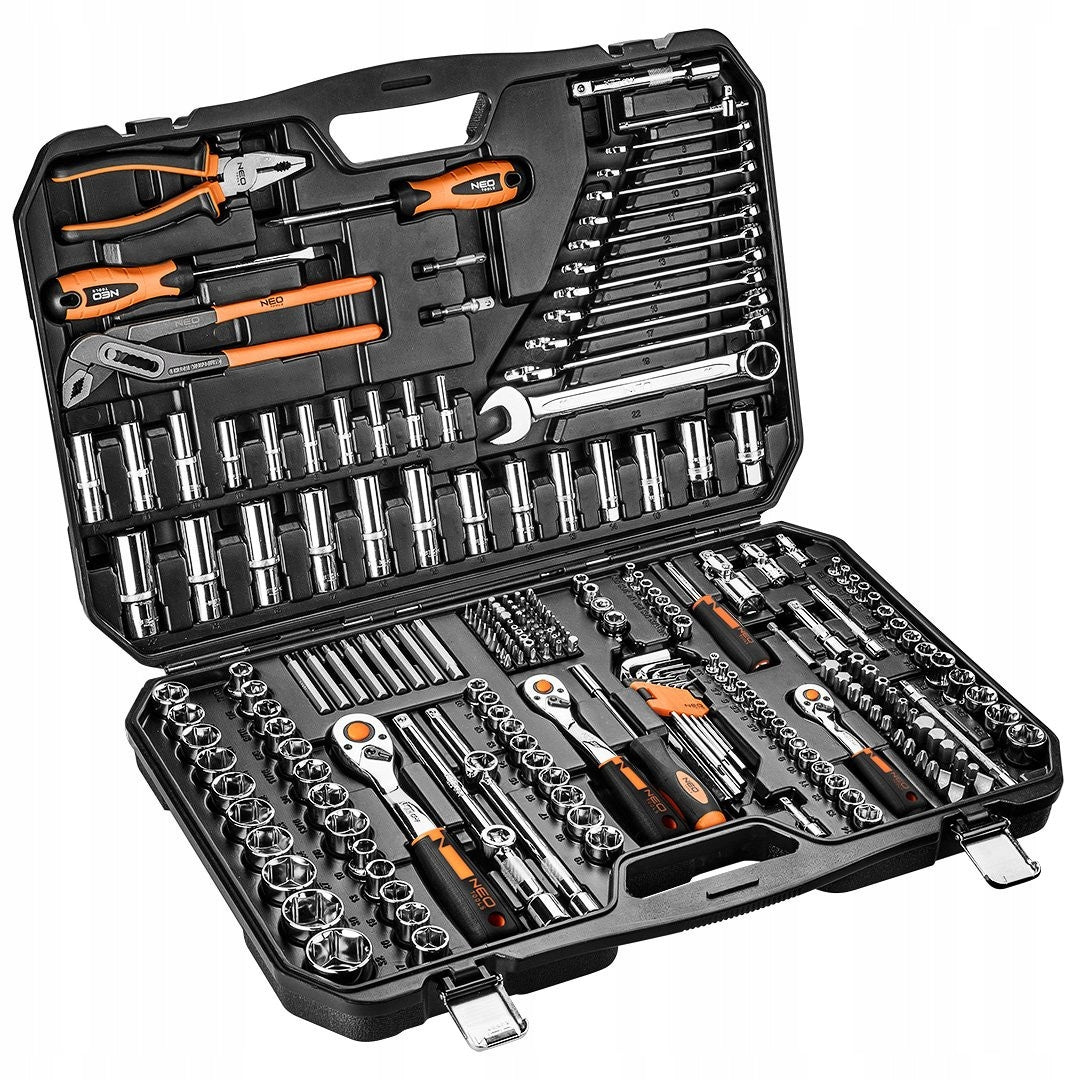 Socket wrenches CAPS set LARGE 233 pcs SET NEO TOOLS 10-078 Manufacturer code 10-078