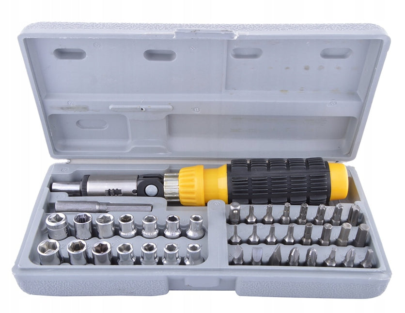 Socket wrenches set of wrenches 41 elements screwdriver torx imbus Brand Liderhoff