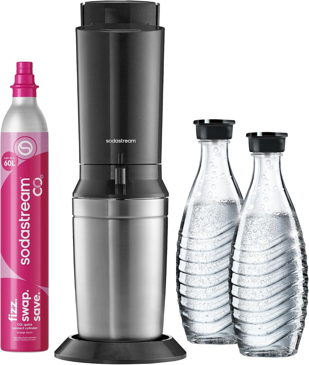 SodaStream Crystal 3.0 saturator for sparkling water glass carafe 0,7 l