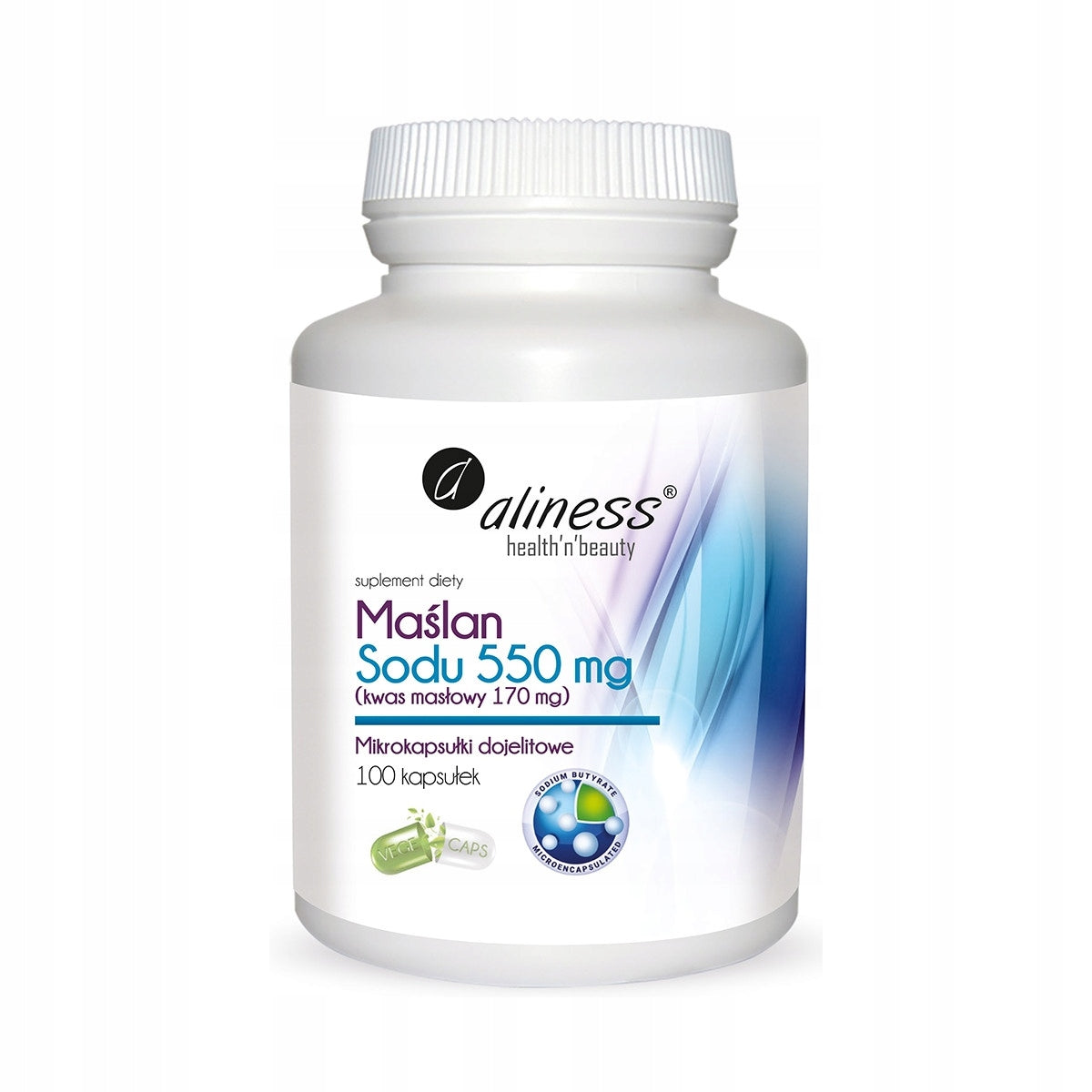 Sodium Butyrate 100caps Butyric Acid INTESTINES ALINESS