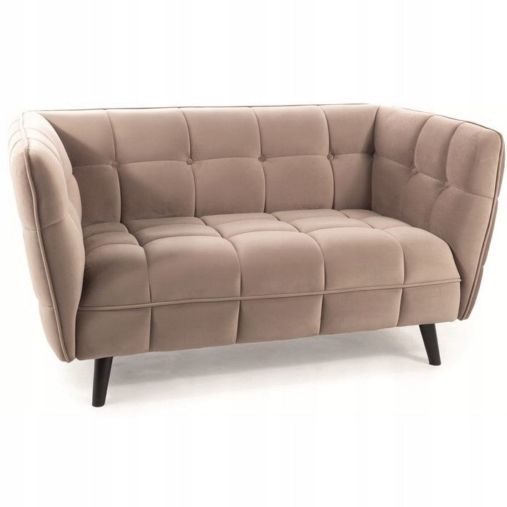 Sofa Signal Castello Velvet 2, smėlio spalvos