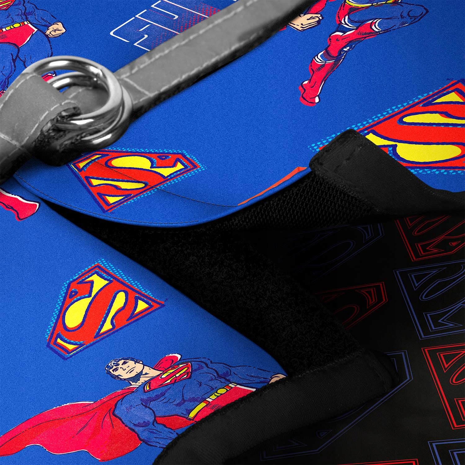 Soft Dog Harness with QR Passport, Superman's Power Pattern, XXXS (XS1) Manufacturer code 220-1079